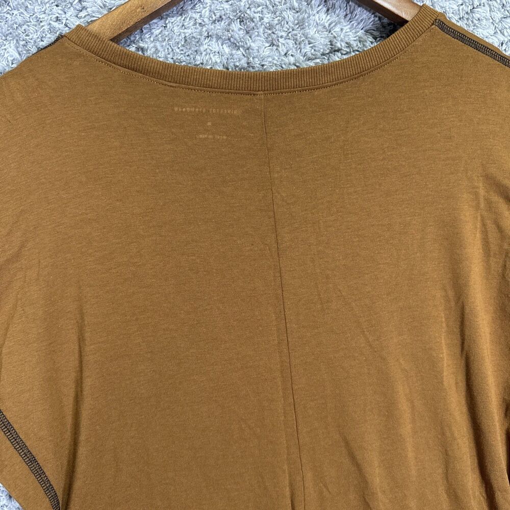 Universal Standard Knit Top Mustard Medium Dolman Sleeve Casual 1/2 Sleeve - Picture 7 of 13